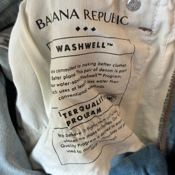 Banana Republic Women's Light Wash Curvy High-Rise Skinny Jeans Size 28/6 - Picture 9 of 9